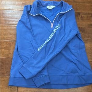 Vineyard Vines Blue Quarter-Zip Pullover
